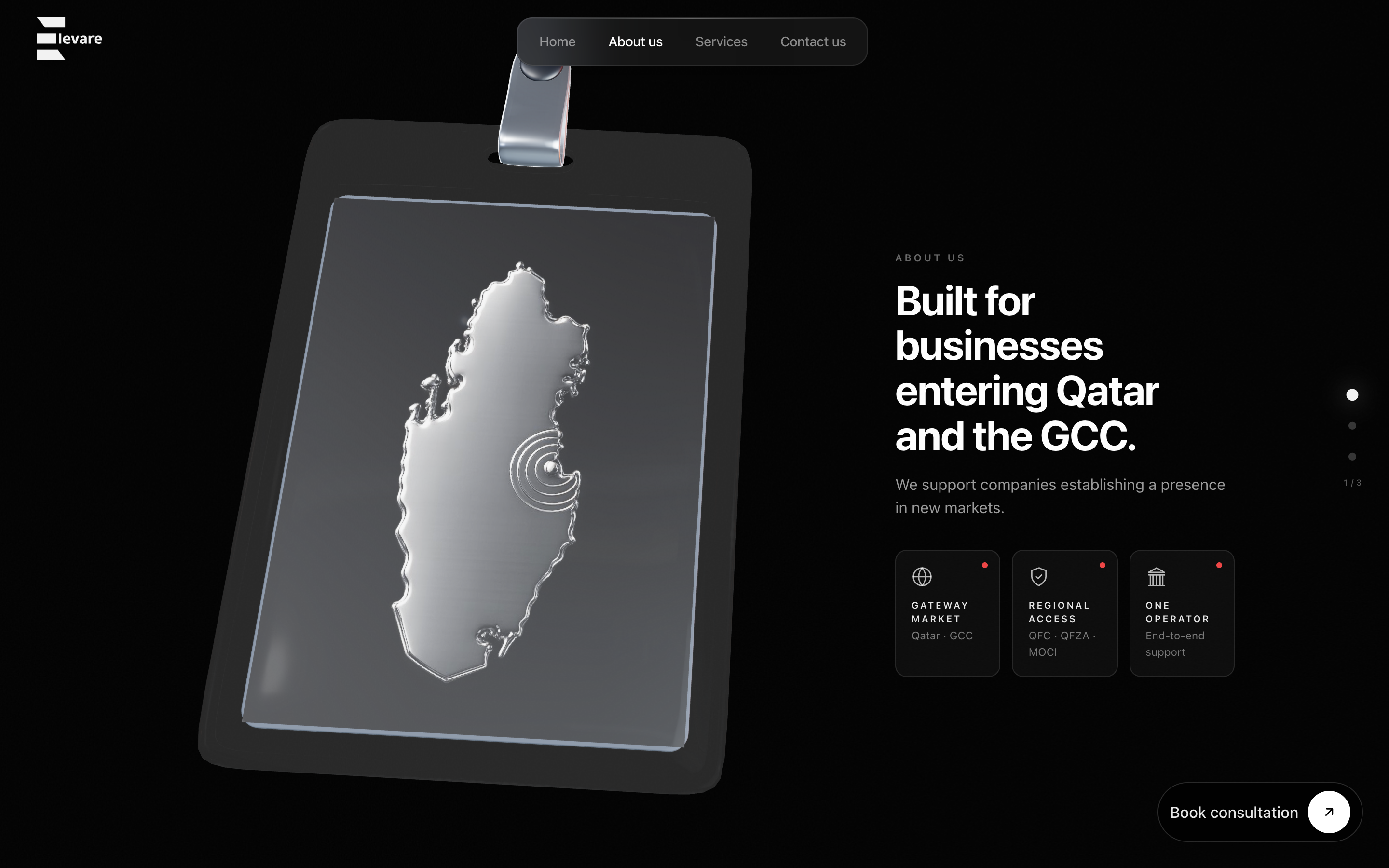 About 1 — Built for businesses entering Qatar